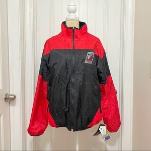 Vintage 1990s Portland Trail Blazers Reversible Jacket Large NWT